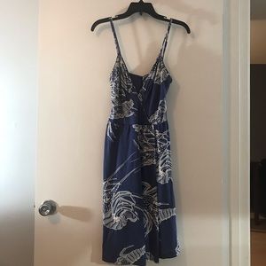 Nieves Lavi blue crab sundress-O